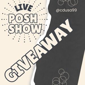 Live Posh Show Giveaway Poster